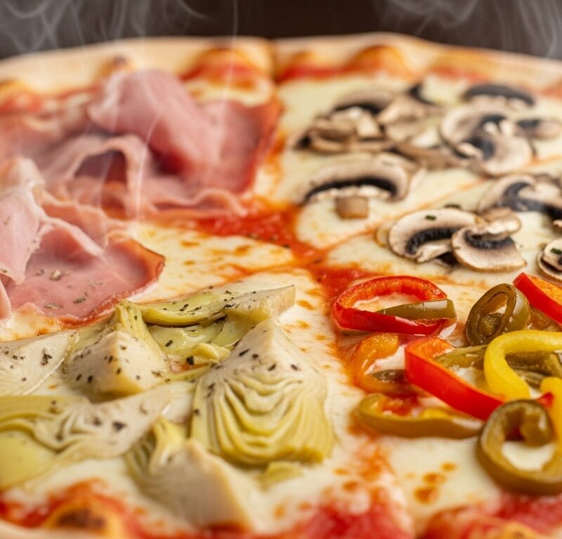 Pizza Prosciutto e Funghi
