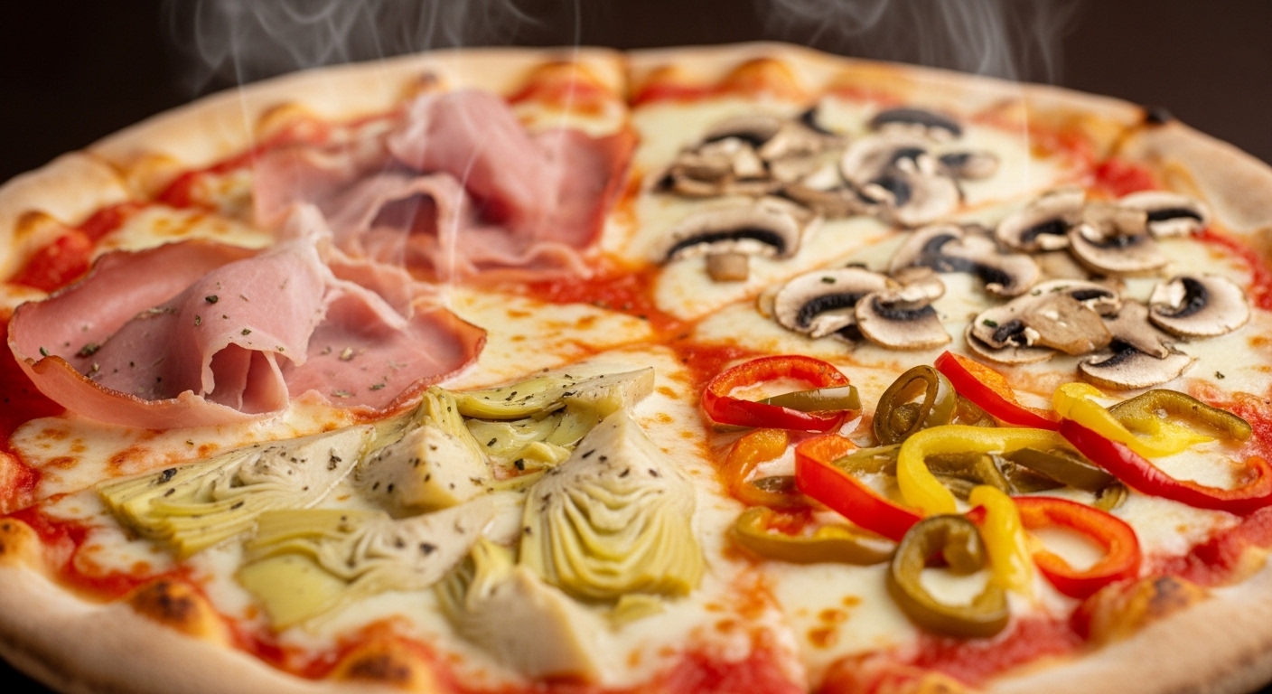 Pizza Prosciutto e Funghi